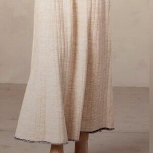 flowy knit maxi skirt